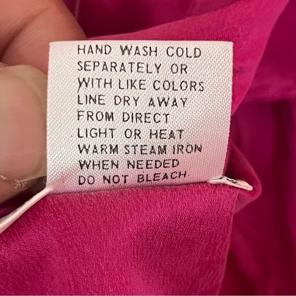 Vintage Mary Jo Bruno Pink 100%‎ Silk Knee Length Drape Dress Size 4 - Picture 6 of 13